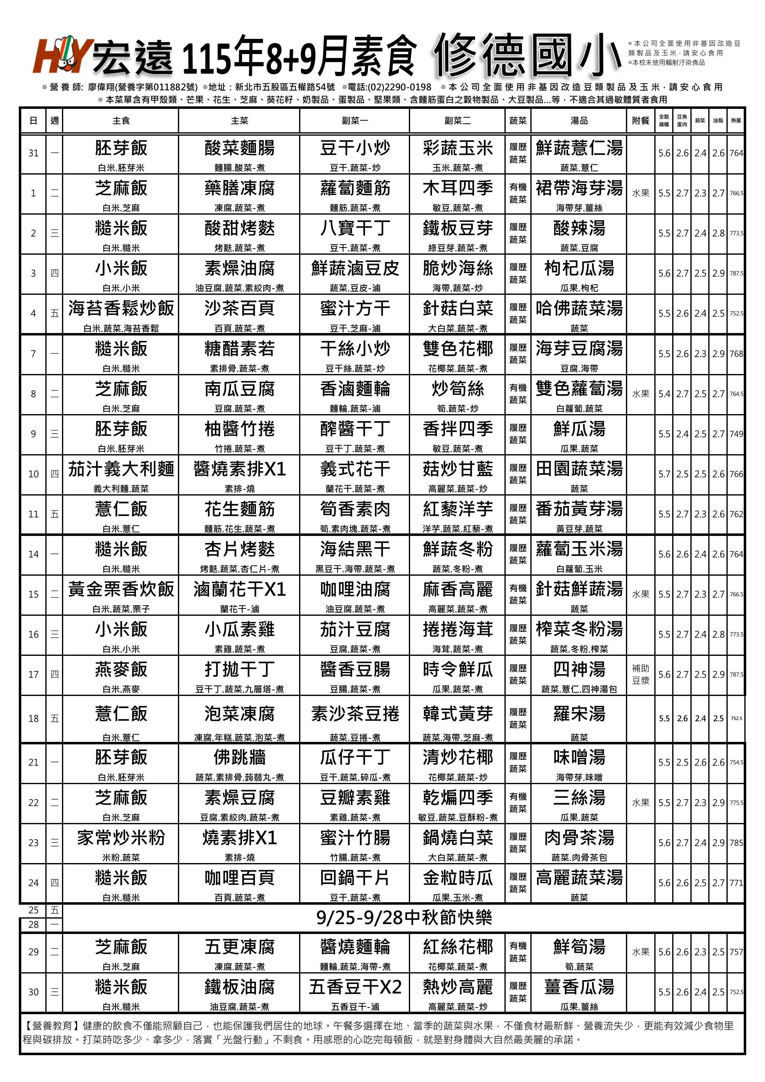 菜單