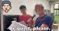 每週一句_Be quiet, please.圖片