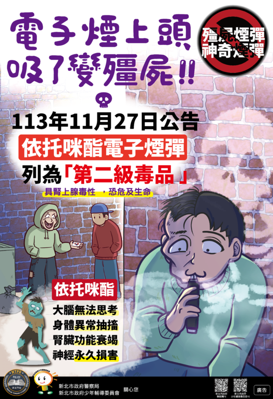 第二級毒品--依托咪酯電子煙彈，吸了變殭屍!!!圖片