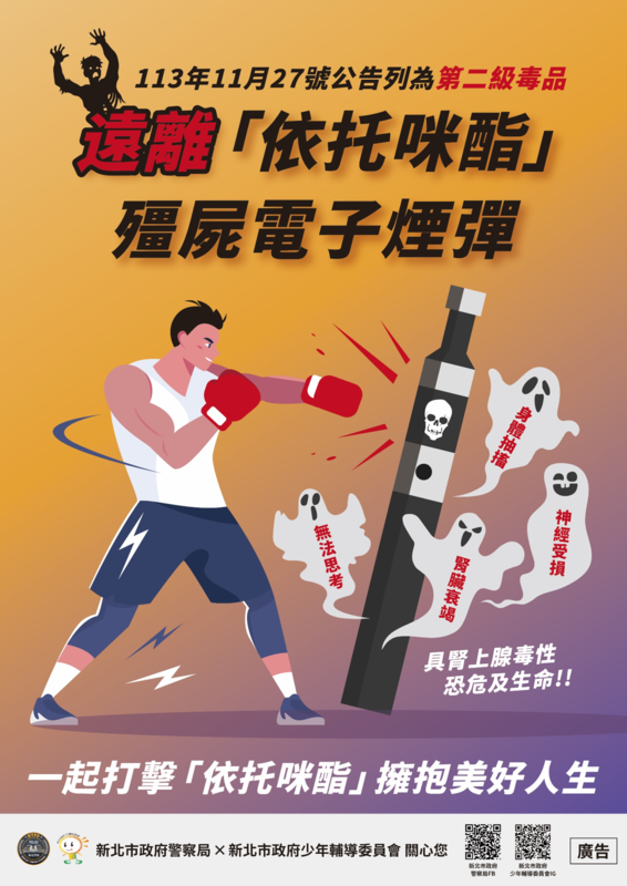 第二級毒品--依托咪酯電子煙彈，吸了變殭屍!!!圖片