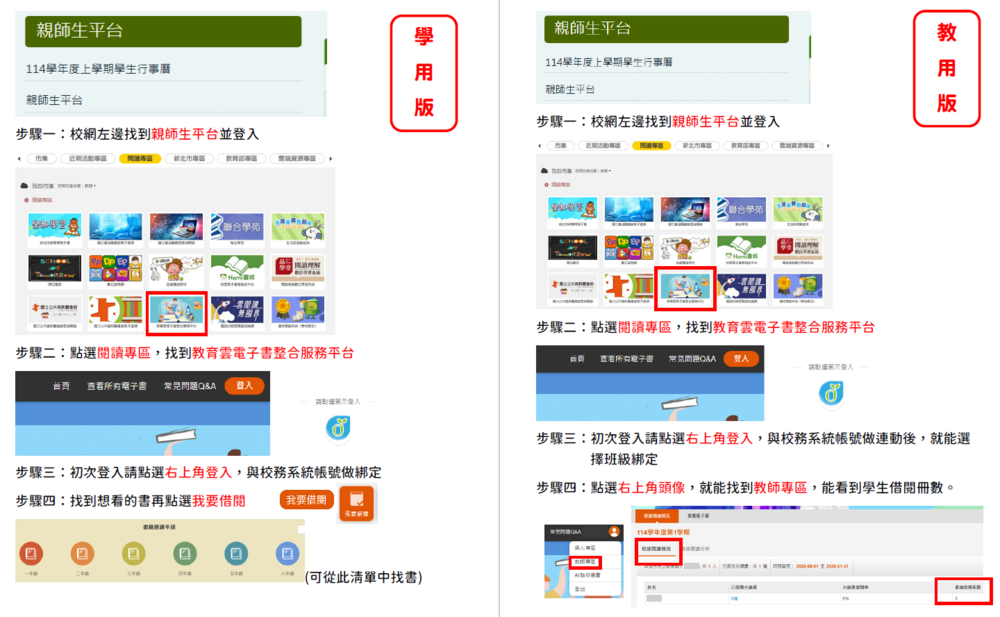 ☁️教育雲電子書整合服務平台☁️圖片