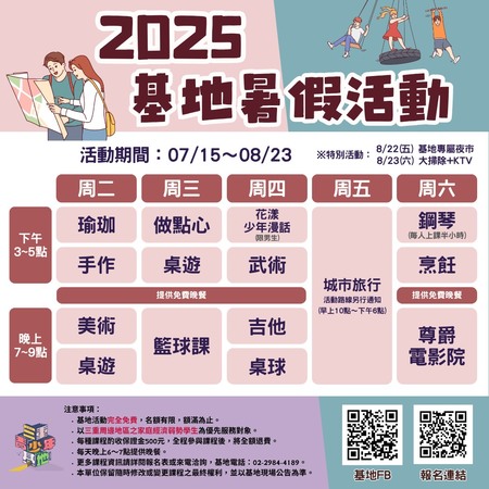 轉知人本三重青少年基地【2025三重基地暑假活動】招生簡章圖片